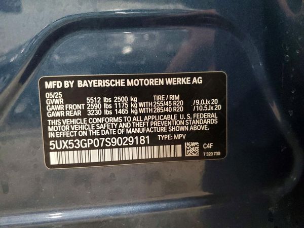 2025 BMW X3