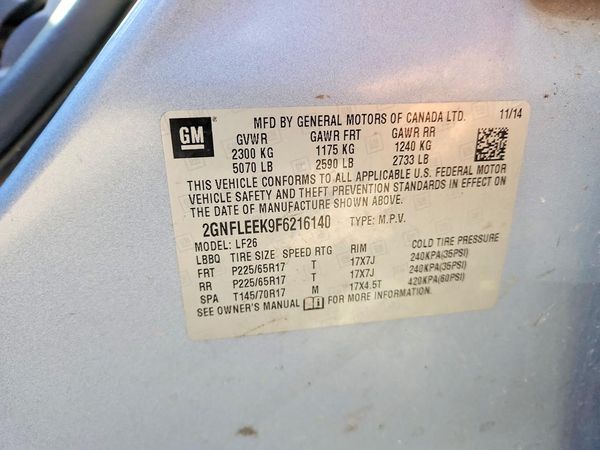 2015 CHEVROLET EQUINOX LS