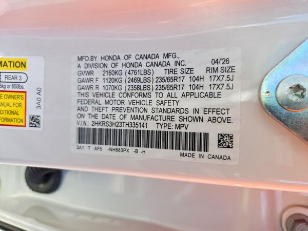 2026 HONDA CR-V