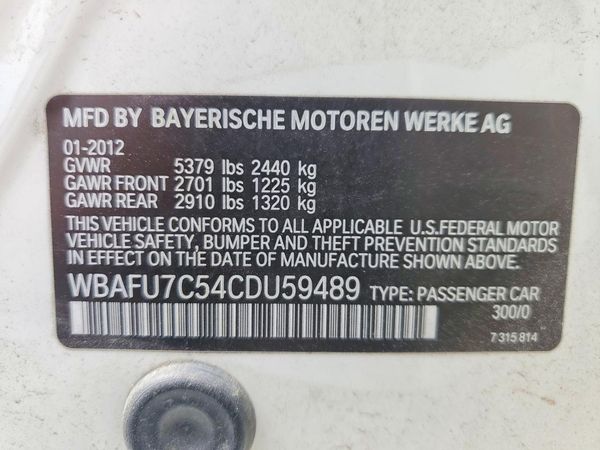 2012 BMW 535 xDrive