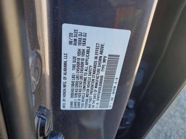 2020 HONDA PILOT EXL