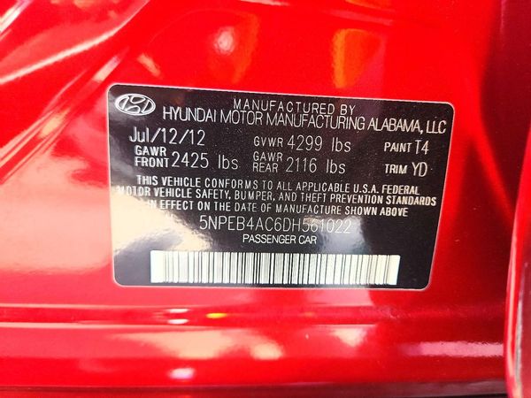 2013 HYUNDAI SONATA GLS/ GLS Popular