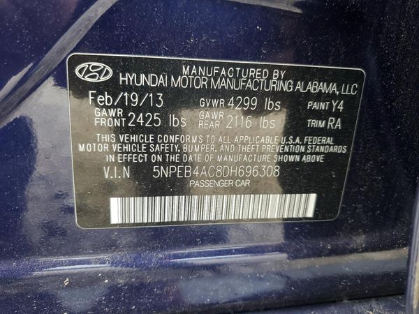 2013 HYUNDAI SONATA