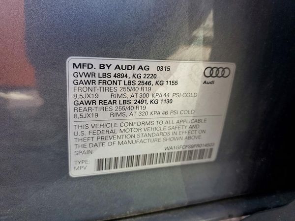 2015 AUDI Q3