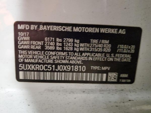 2018 BMW X5