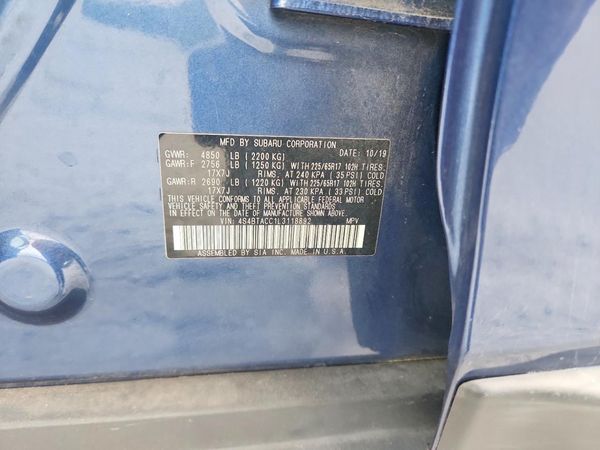 2020 SUBARU OUTBACK Premium