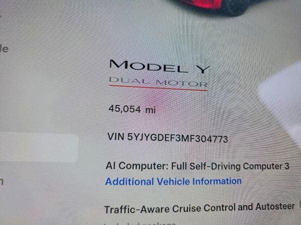 2021 TESLA MODEL Y