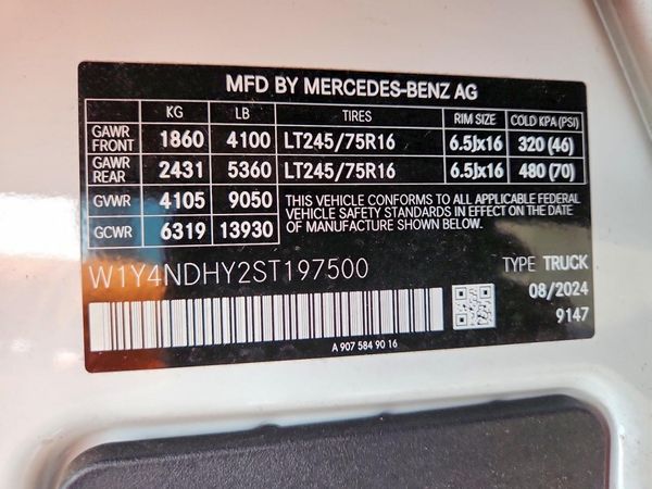2025 MERCEDES-BENZ SPRINTER