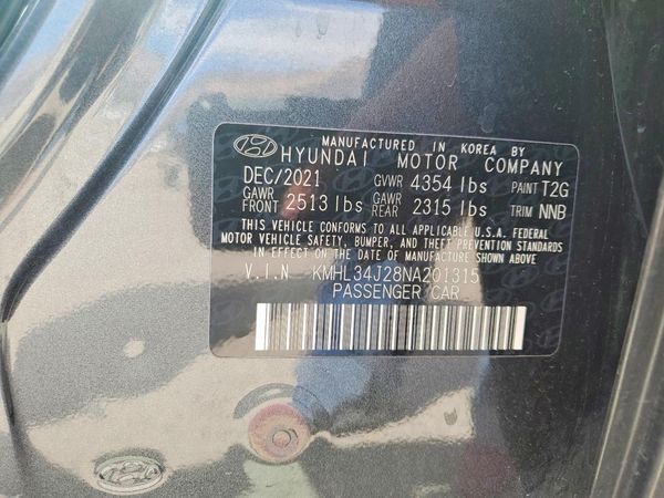 2022 HYUNDAI SONATA Limited