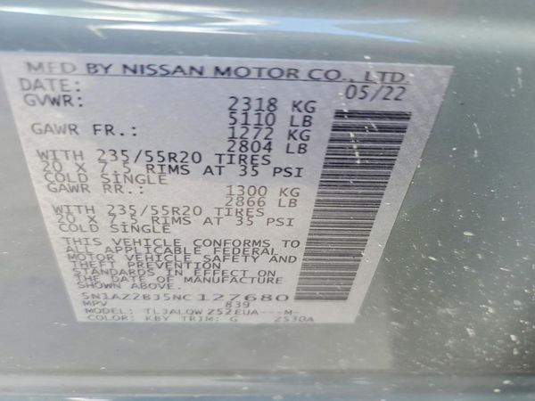 2022 NISSAN MURANO