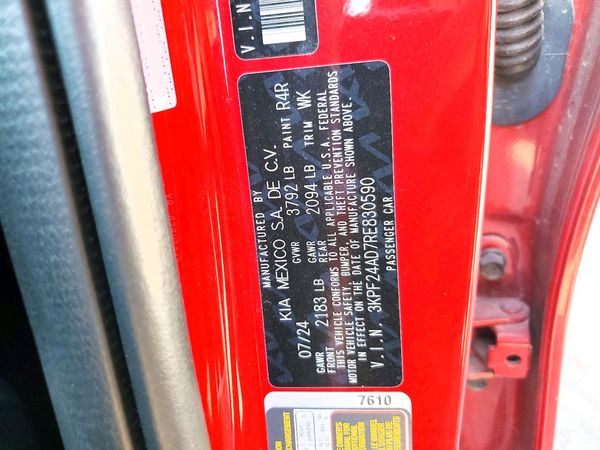 2024 KIA FORTE