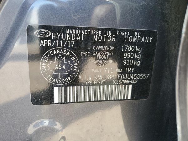 2018 HYUNDAI ELANTRA