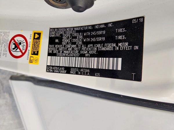 2018 TOYOTA HIGHLANDER