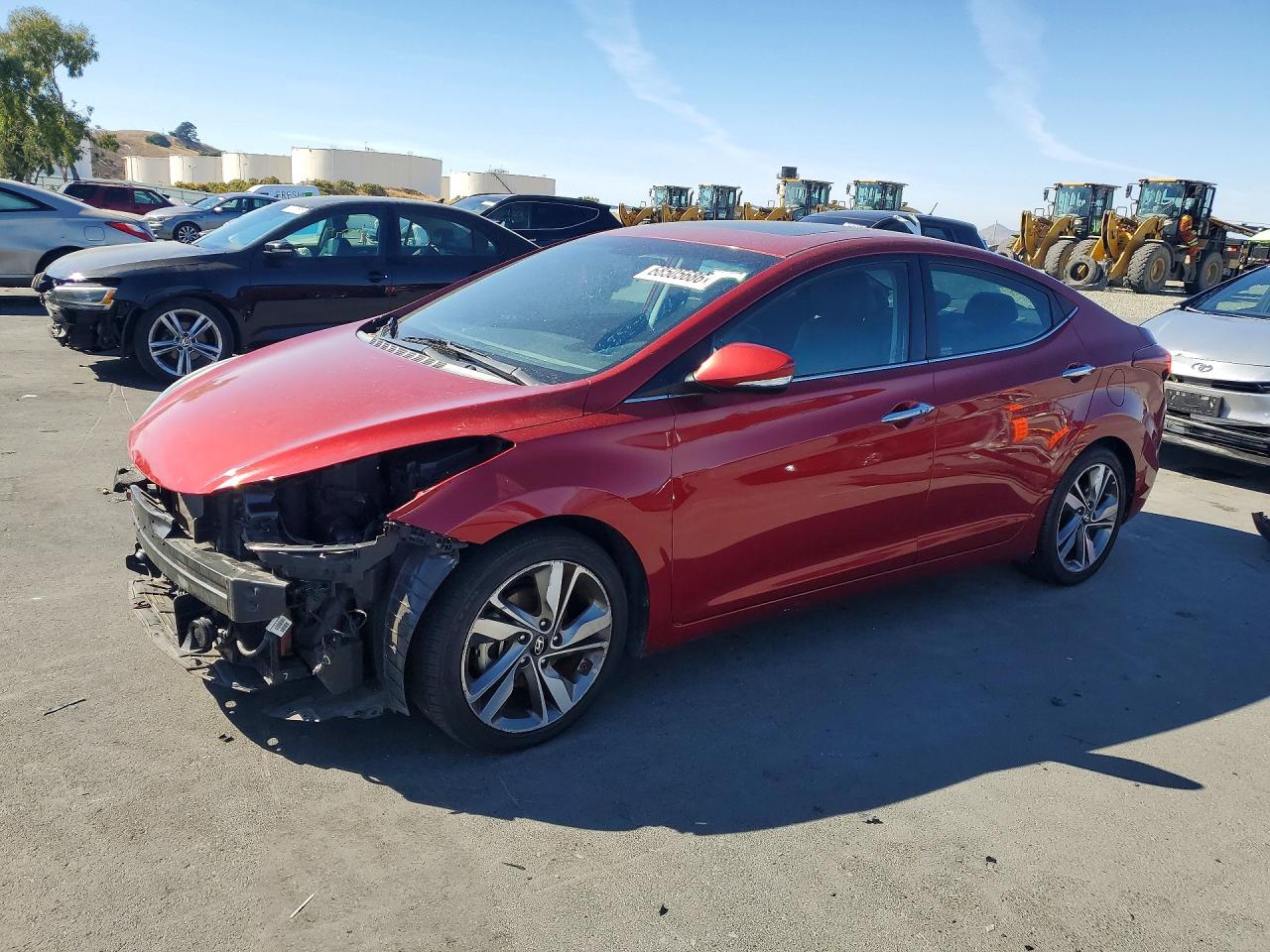 2014 HYUNDAI ELANTRA GLS(Middle) — Front 3/4