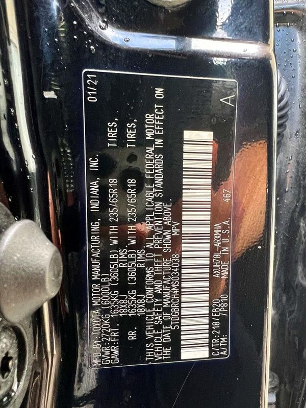 2021 TOYOTA HIGHLANDER