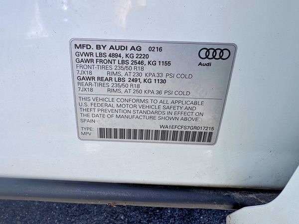 2016 AUDI Q3 quattro Premium Plus