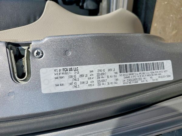 2016 DODGE GRAND CARAVAN SXT