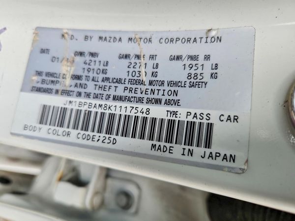 2019 MAZDA 3