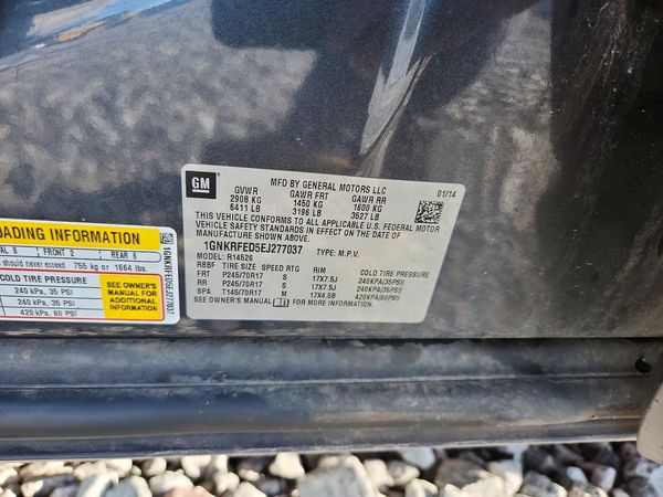 2014 CHEVROLET TRAVERSE LS