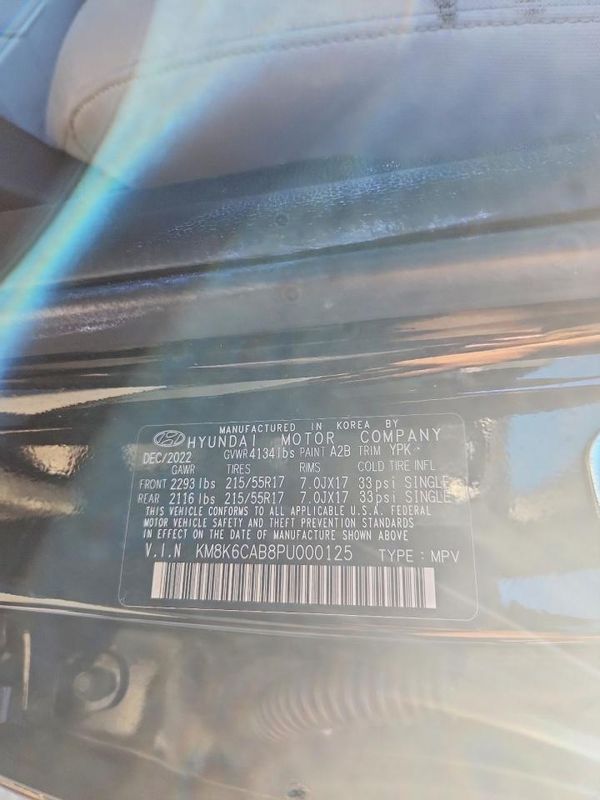 2023 HYUNDAI KONA SEL — VINS