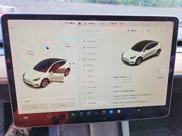 2021 TESLA MODEL Y — ODOM