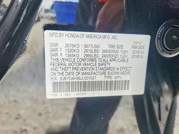 2018 ACURA MDX SH-AWD (Advance Ent)