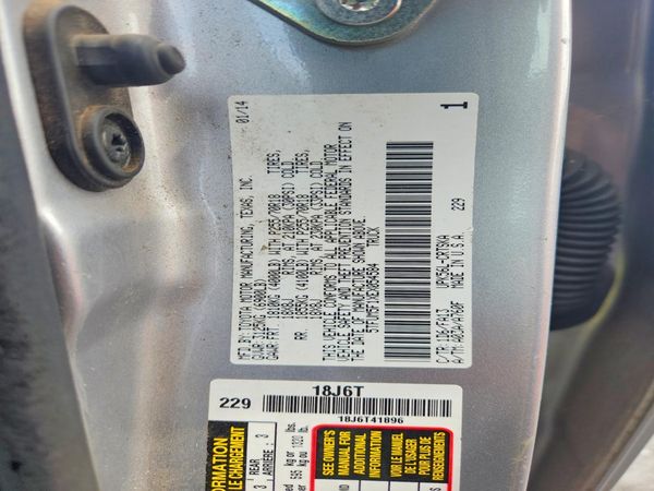 2014 TOYOTA TUNDRA SR5 — VINS