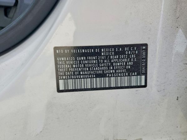 2019 VOLKSWAGEN JETTA SEL