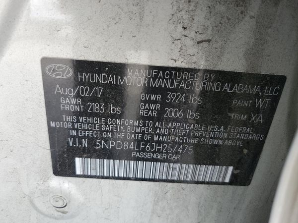 2018 HYUNDAI ELANTRA
