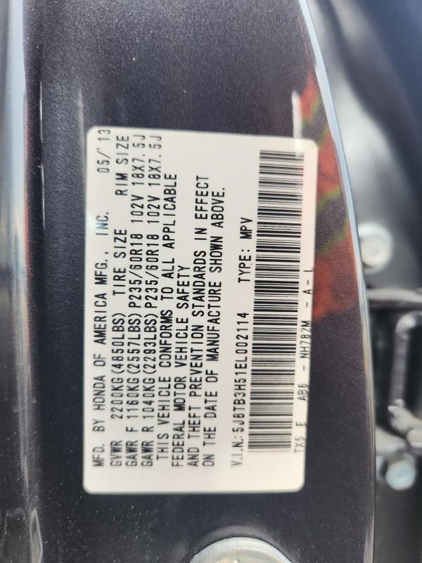 2014 ACURA RDX — VINS