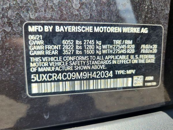2021 BMW X5 sDrive40i