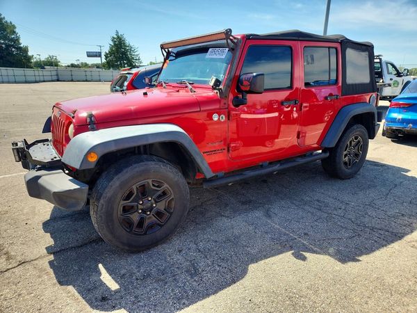 2014 JEEP WRANGLER Sport — Front 3/4