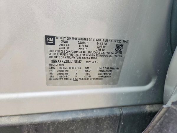 2018 CHEVROLET EQUINOX LT (2LT)