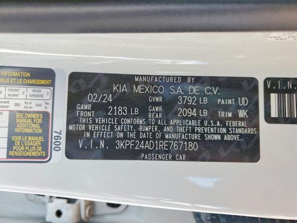 2024 KIA FORTE