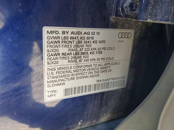 2019 AUDI Q7