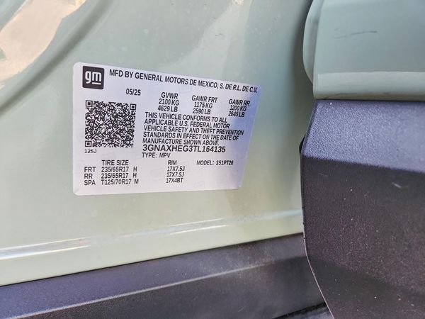 2026 CHEVROLET EQUINOX 1LT — VINS