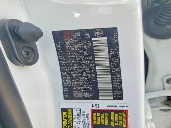 2018 TOYOTA CAMRY L/LE/SE/XLE