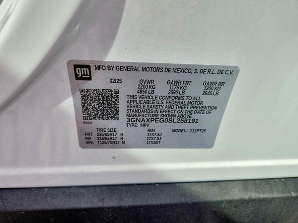 2025 CHEVROLET EQUINOX 1LT