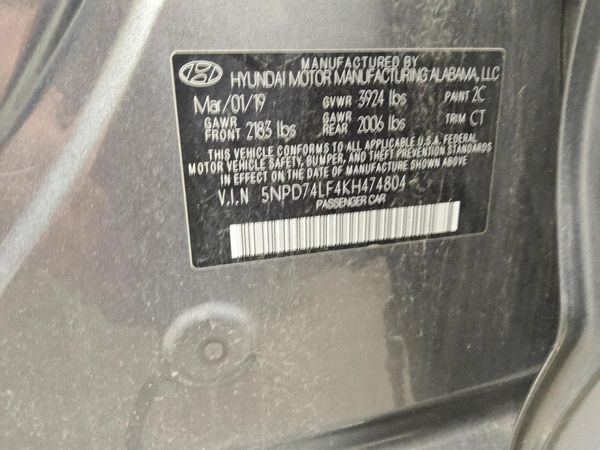 2019 HYUNDAI ELANTRA SE — VINS