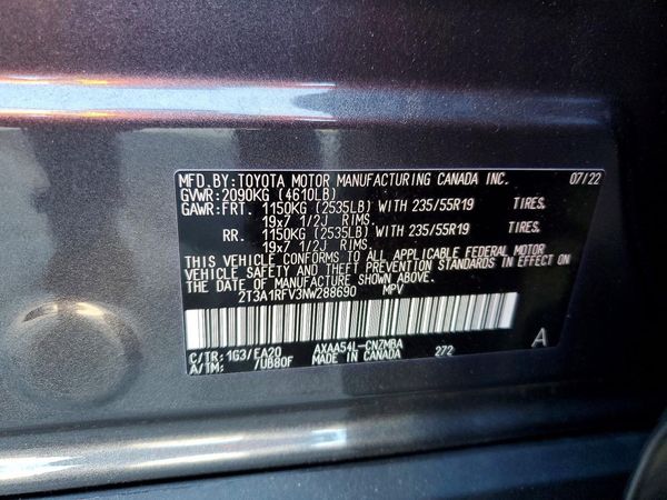 2022 TOYOTA RAV4