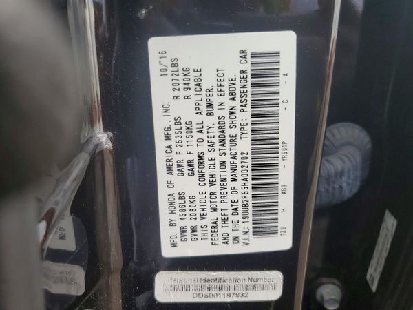2017 ACURA TLX TECH V6