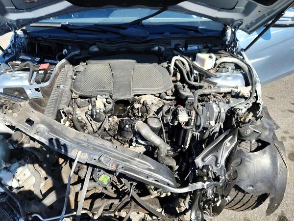 2013 MERCEDES-BENZ C-CLASS C300 — Engine bay