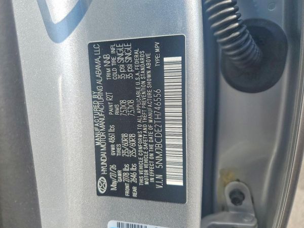 2026 HYUNDAI TUCSON SEL, SEL Plus — VINS