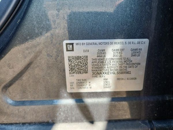 2020 CHEVROLET EQUINOX LT (1LT)