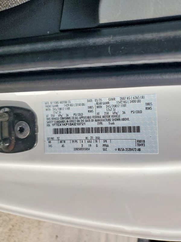 2025 FORD F150 XL