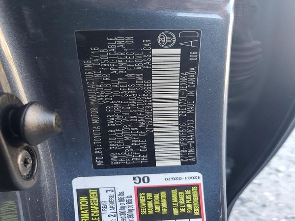2016 TOYOTA COROLLA L/LE