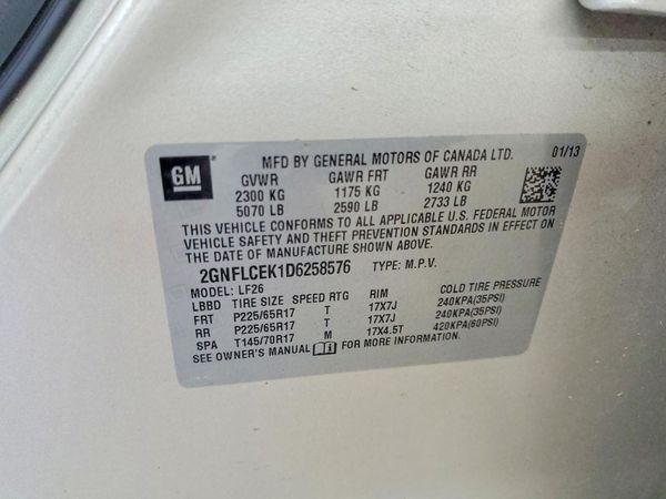 2013 CHEVROLET EQUINOX LS