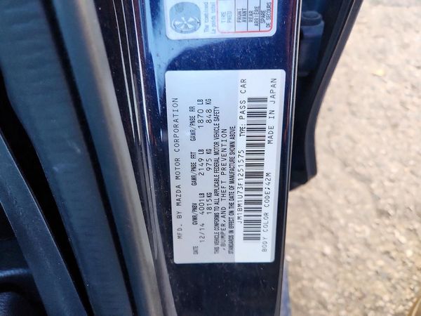 2015 MAZDA 3 Sport/GX — VINS