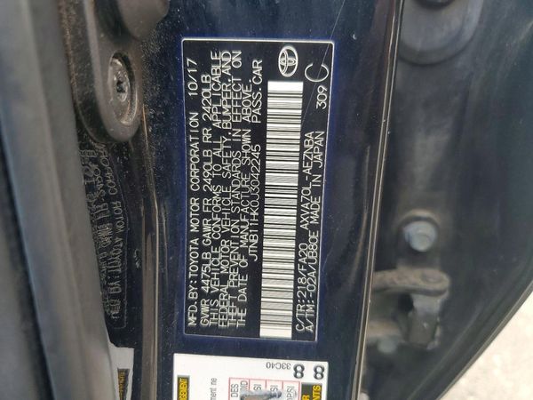 2018 TOYOTA CAMRY LE/SE/XLE/XSE