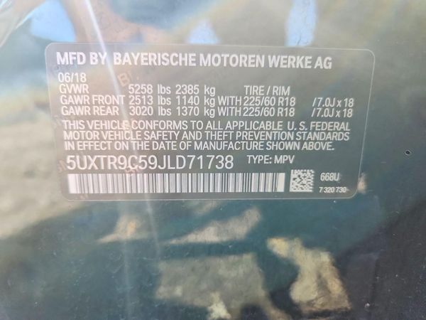 2018 BMW X3 sDrive30i